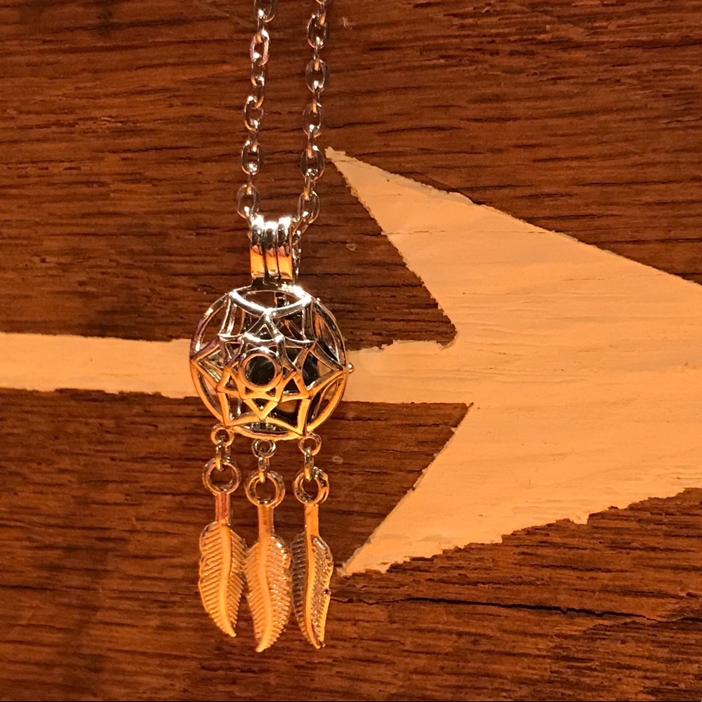 Pearl Dream Catcher Necklace